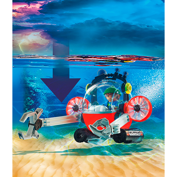 Playmobil 70142 Rescate Marítimo: Operación Medio Ambiente con Bote de Buceo - Imagen 4