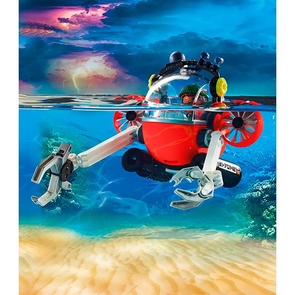 Playmobil 70142 Resgate Marítimo: Operação Meio Ambiente com Barco de Mergulho - Imagem 5