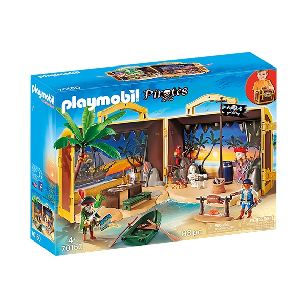 Pasta Playmobil 70150 Pirates Ilha dos Piratas - Imagem 1