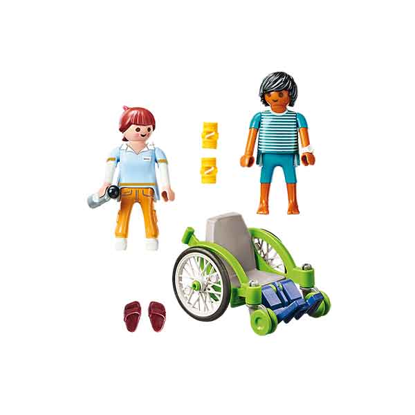 Playmobil 70193 Paciente cadeira de rodas - Imagem 1