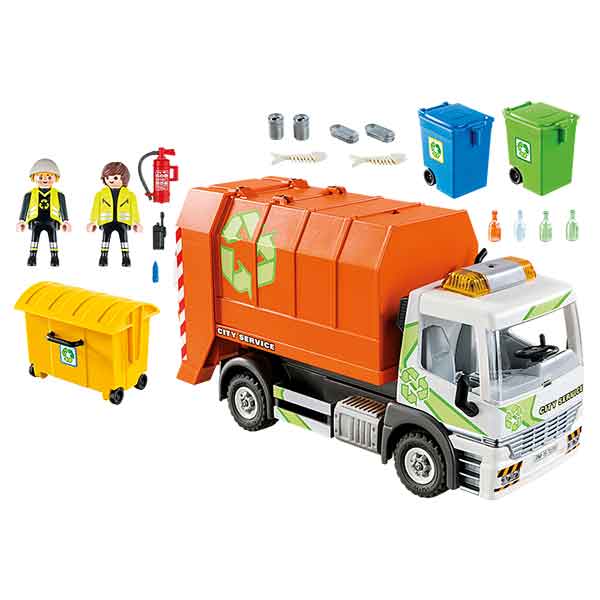 Playmobil 70200 City Life Caminhão De Reciclagem - Imagem 1