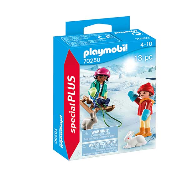 Playmobil 70250 Crianças com trenó - Imagem 1