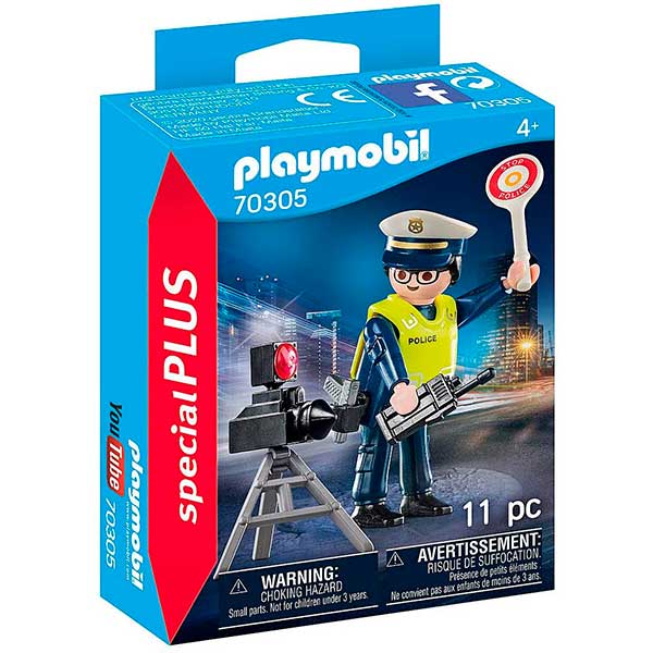 Policia amb Radar Playmobil - Imatge 1