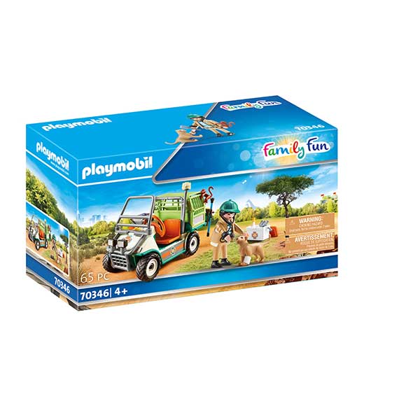 Playmobil 70346 Veterinário de zoológico com carro médico - Imagem 1