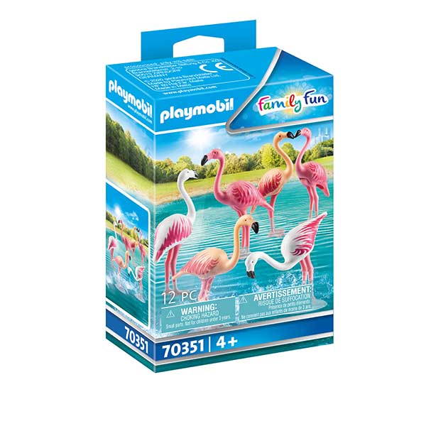 Playmobil Family Fun 70351 Bando de Flamingos - Imagem 1
