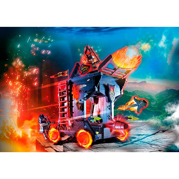 Playmobil 70393 Ariete de Fuego de los Bandidos de Burnham - Imatge 3