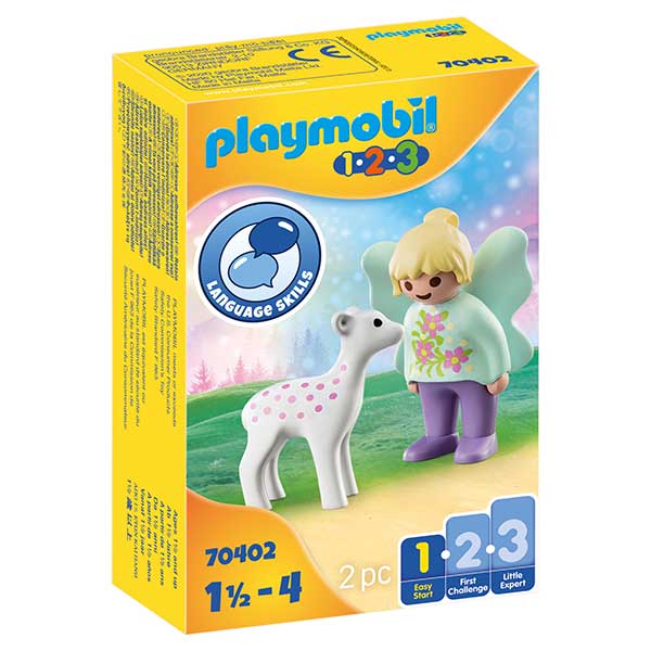 Playmobil 70402 1.2.3 Hada con Cervatillo - Imagen 1