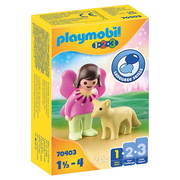 Playmobil 70403 1.2.3 Fada com Raposa - Imagem 1