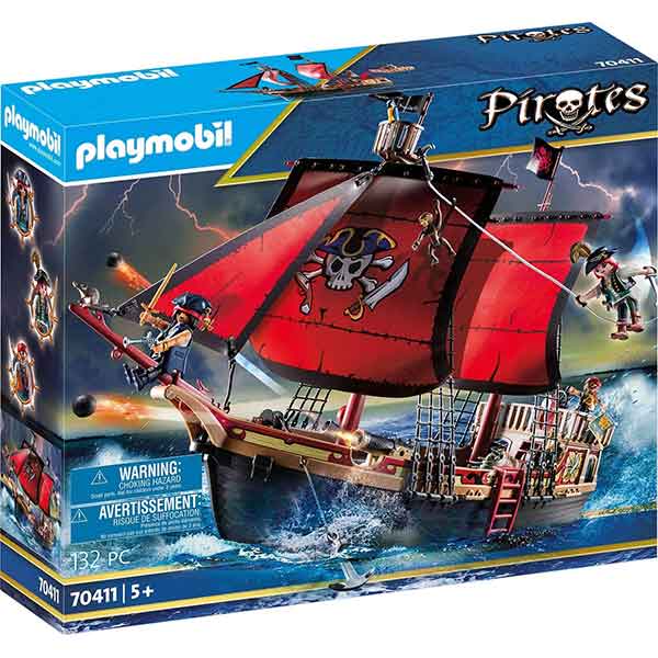 Playmobil 70411 Navio Pirata Caveira - Imagem 1