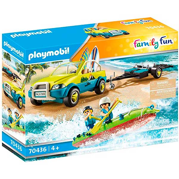 Playmobil 70436 Coche de Playa con Canoa - Imagen 1
