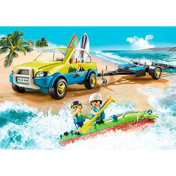 Playmobil 70436 Coche de Playa con Canoa - Imatge 1