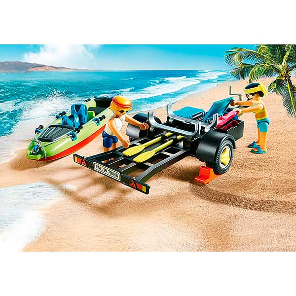 Playmobil 70436 Coche de Playa con Canoa - Imagen 2