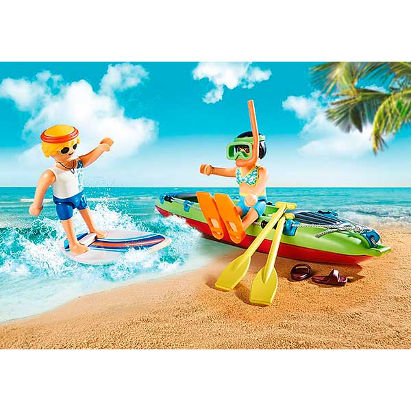 Playmobil 70436 Coche de Playa con Canoa - Imagen 3