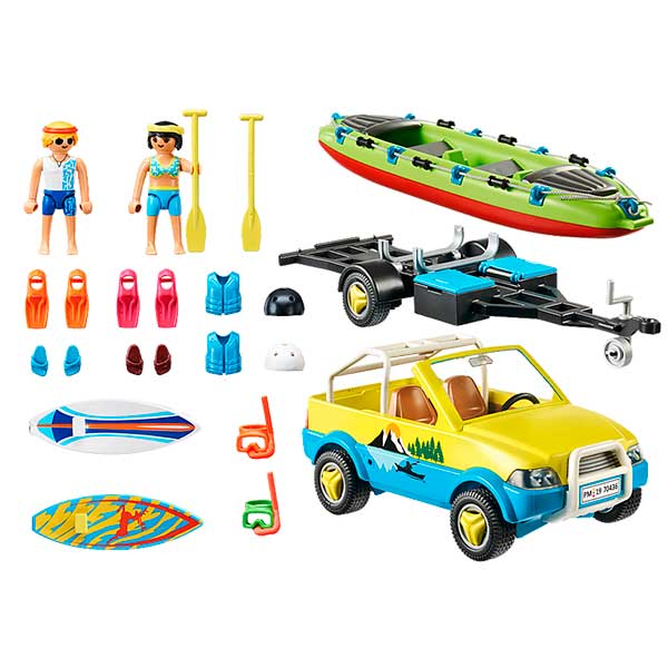 Playmobil 70436 Carro de praia com canoa - Imagem 4