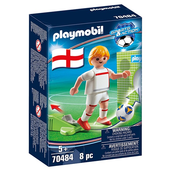 Playmobil 70484 Jogador de futebol de esportes e ação Inglaterra - Imagem 1