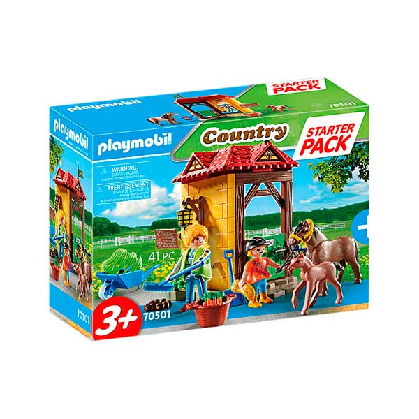 Playmobil 70501 Starter Pack Granja de Caballos - Imagen 1