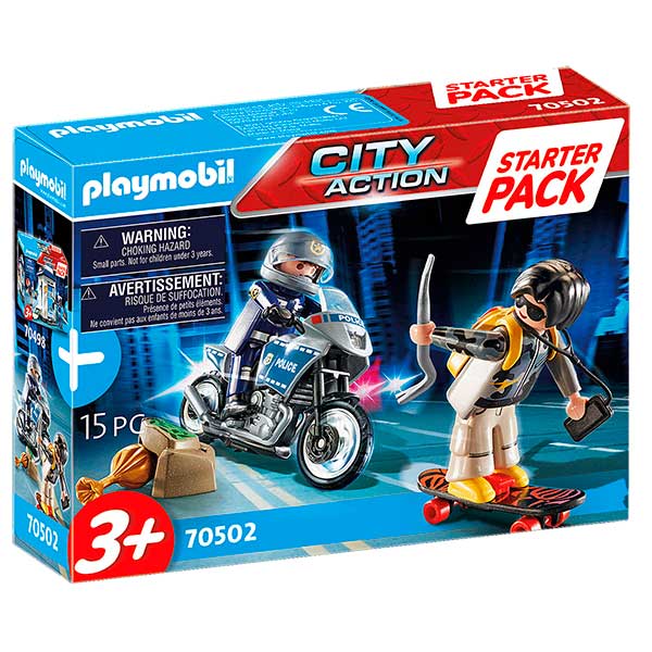 Playmobil 70502 Starter Pack Policía set adicional - Imagen 1