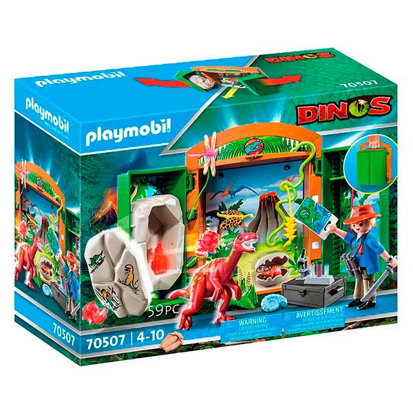 Playmobil 70507: Cofre Investidador Dino - Imagen 1