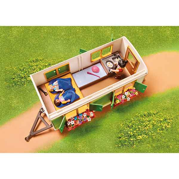 Playmobil 70510 Caravana Campamento de Ponis - Imagen 3