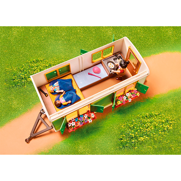 Playmobil 70510 Caravana Campamento de Ponis - Imagen 4