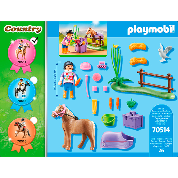 Playmobil 70514 Pónei colecionável Islandês - Imagem 3