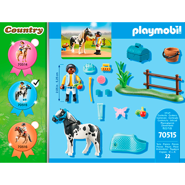 Playmobil 70515 Poni Coleccionable Lewitzer - Imatge 3