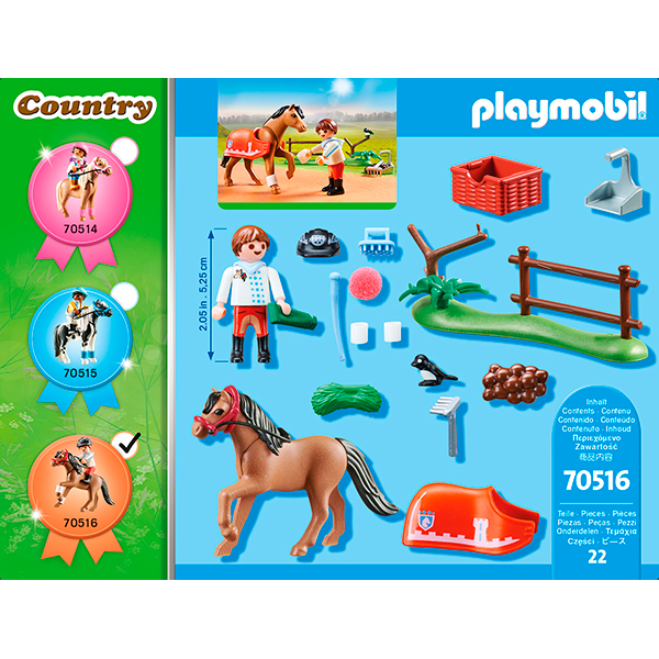 Playmobil 70516 Pónei colecionável Connemara - Imagem 3