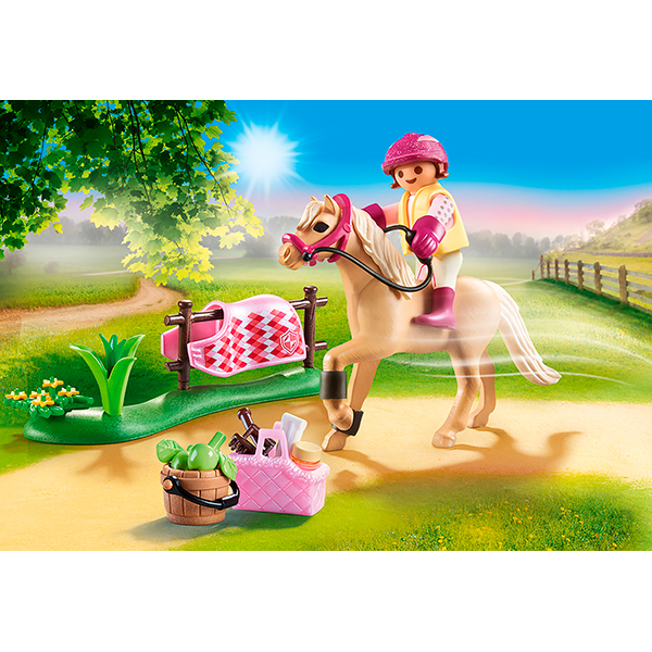 Playmobil 70521 Poni coleccionable - Poni de equitación alemán - Imagen 2