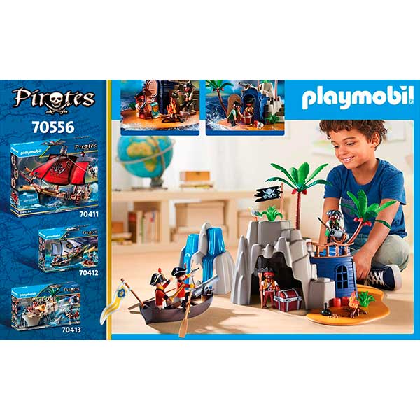 Playmobil 70556: Isla Pirata y Escondrijo Tesoro - Imatge 2