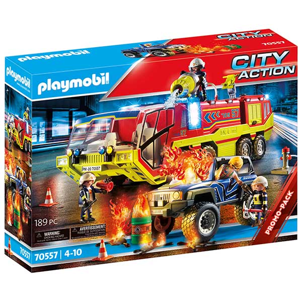 Playmobil 70557 Operação de resgate com caminhão de bombeiros - Imagem 1