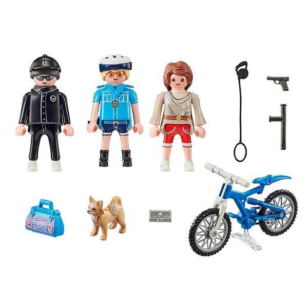 Playmobil 70573 Bici Policial: persecución del carterista - Imagen 1