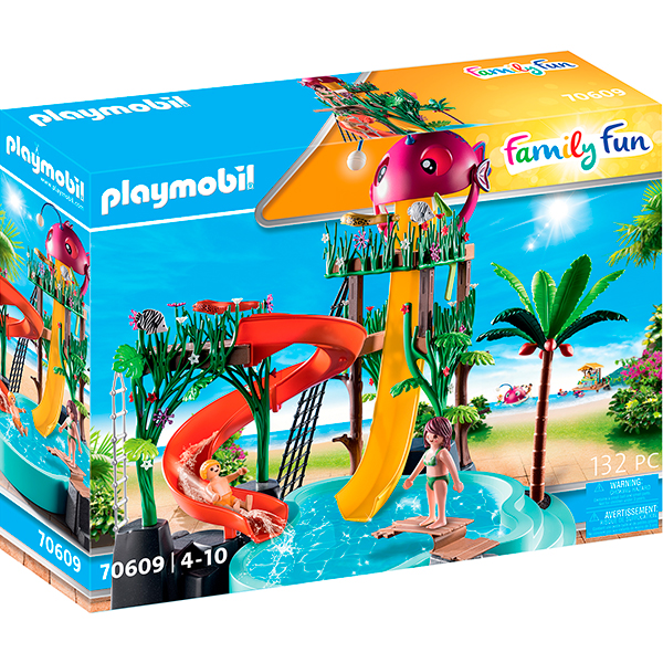 Playmobil 70609 Parque Acuático con Tobogán