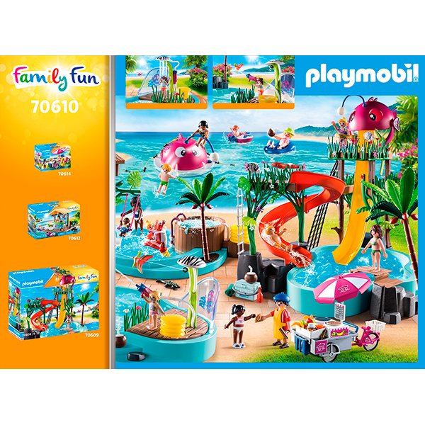 Playmobil 70610 Piscina Divertida con rociador de agua - Imagen 3