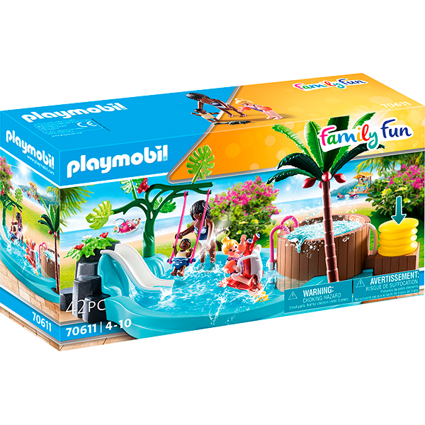 Playmobil 70611 Piscina Infantil con bañera hidromasaje
