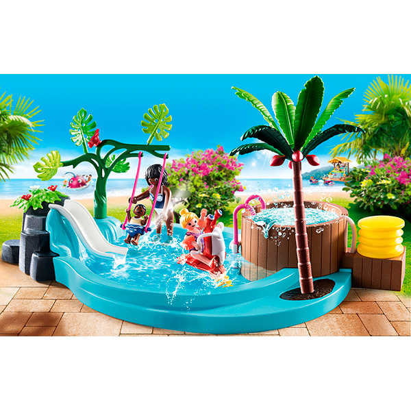 Playmobil 70611 Piscina Infantil con bañera hidromasaje - Imagen 2