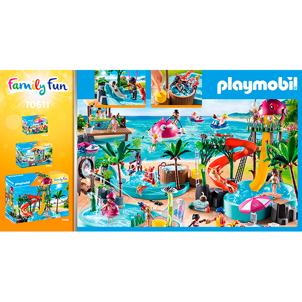 Playmobil 70611 Piscina Infantil con bañera hidromasaje - Imagen 3