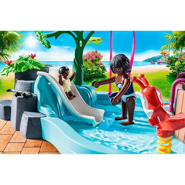Playmobil 70611 Piscina Infantil con bañera hidromasaje - Imagen 5