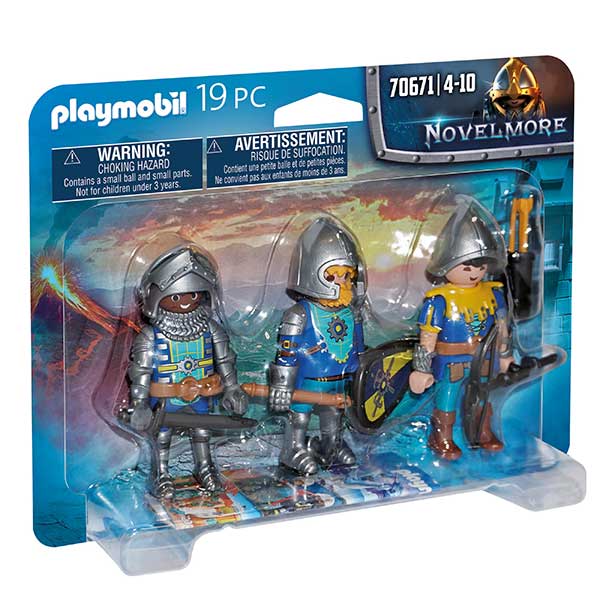 Playmobil 70671 Set de 3 Caballeros de Novelmore - Imagen 1