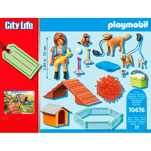 Playmobil 70676 Set de Regalo Entrenadora de Perros - Imagen 3