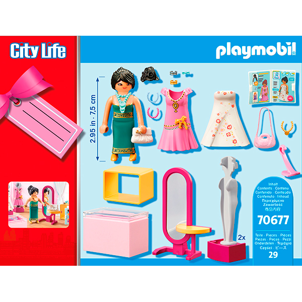 Playmobil 70677 Set de Regalo Tienda de Moda Festiva - Imagen 3