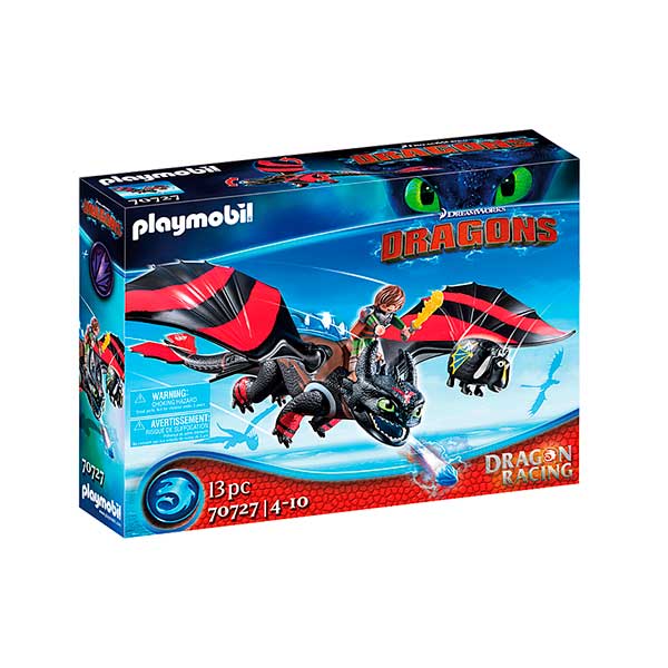 Playmobil 70727 Dragon Racing: Hiccup and Toothless - Imagem 1
