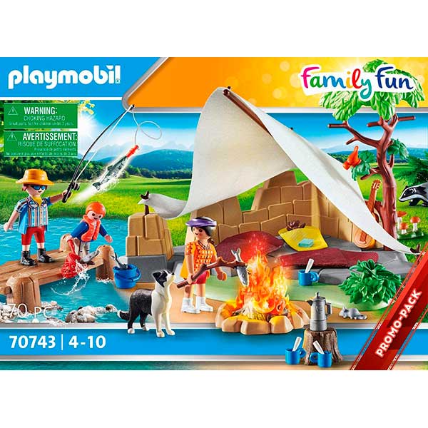 Playmobil 70743: Familia Acampada - Imagen 1