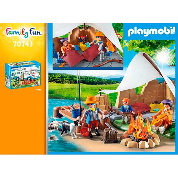 Playmobil 70743: Família Camping - Imagem 2