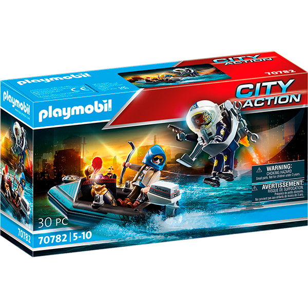 Policia Motxila Propulsora Playmobil - Imatge 1