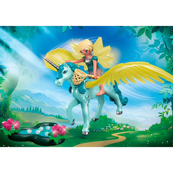 Playmobil 70809 Crystal Fairy con Unicornio - Imagen 2