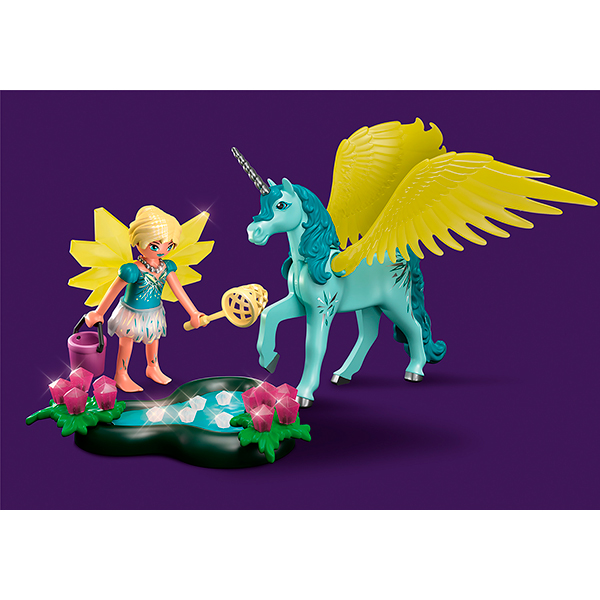 Playmobil 70809 Crystal Fairy con Unicornio - Imagen 4