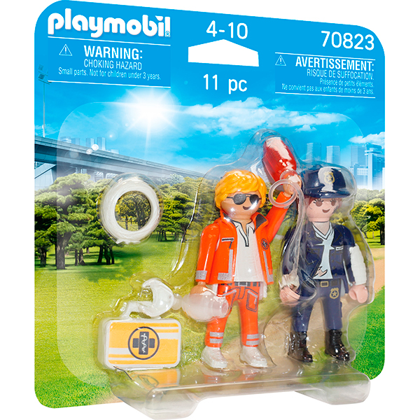 Playmobil 70823 Duo Pack Doutor e Polícia - Imagem 1