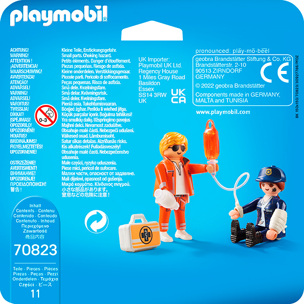 Playmobil 70823 Duo Pack Doutor e Polícia - Imagem 3