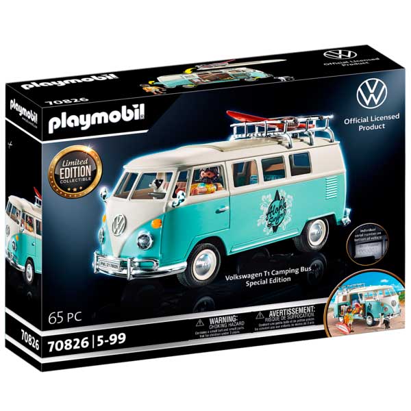 Playmobil 70826 VW T1 Camping Bus- Edição especial - Imagem 1