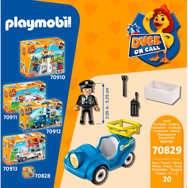 Playmobil 70829 D.O.C. - Mini-coche de Policía - Imatge 3
